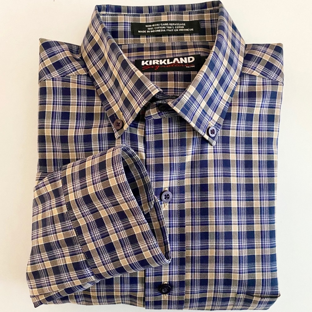 👔 NEW Blue & Yellow Check Shirt